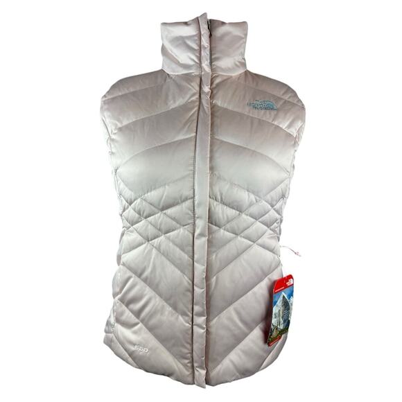 NWT The North Face Aconcagua Vest Purdy Pink Goose Down Full Zip Women's Medium - Picture 14 of 16